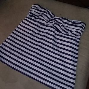 Striped Bathing Suit Top